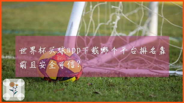 世界杯买球app下载哪个平台排名靠前且安全可信？